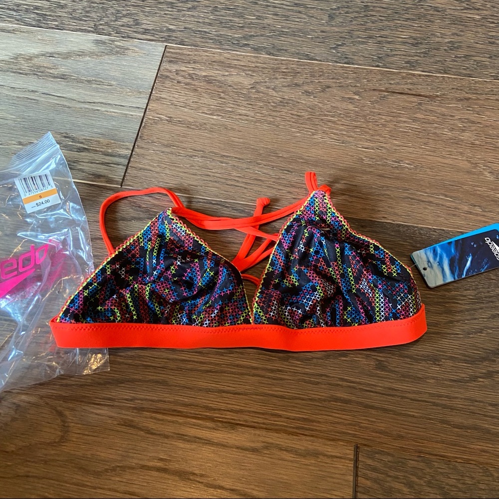 Speedo Women's Endurance Lite Swimsuit Top NEW - Picture 6 of 11
